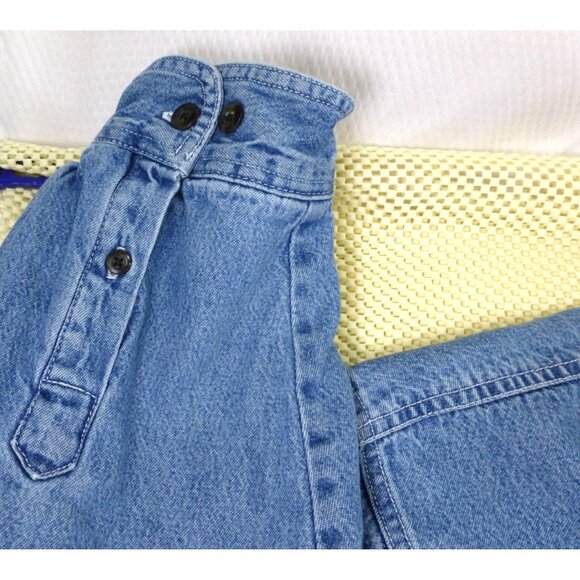 Wolverine Denim Shirt Jacket XXL Fleece Lined Button Up Workwear Coat - Picture 7 of 13